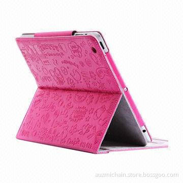 360° Rotating Protective Leather Case for iPad, with Stylus Pen Holder